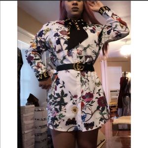 Floral dress shirt
